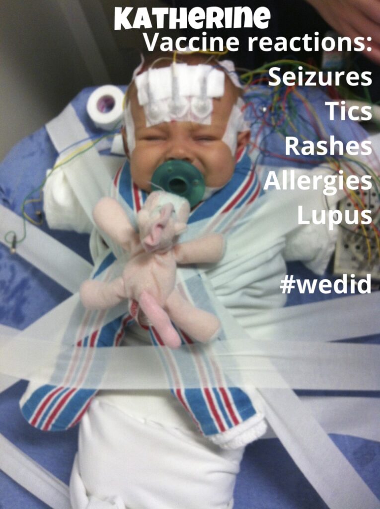katherine vaccine reaction baby
